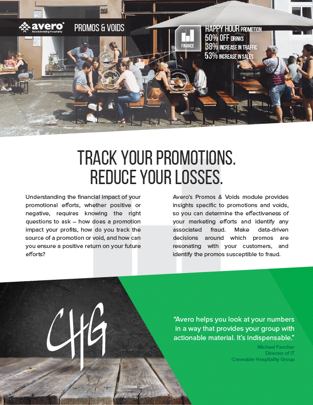 One Pager - Promos & Voids